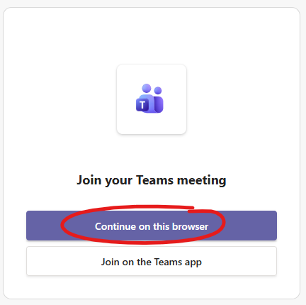 If you are on a desktop computer or laptop, you can join a Teams meeting via a browser (you don't have to download the app).