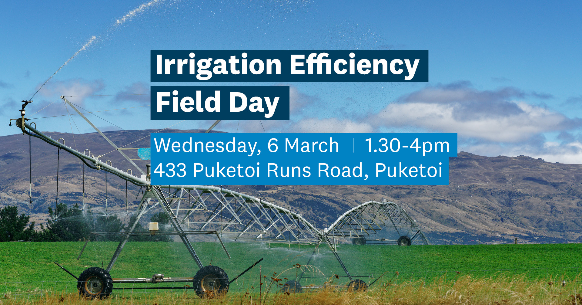 Irrigation Efficiency Field Day 6 March 2024