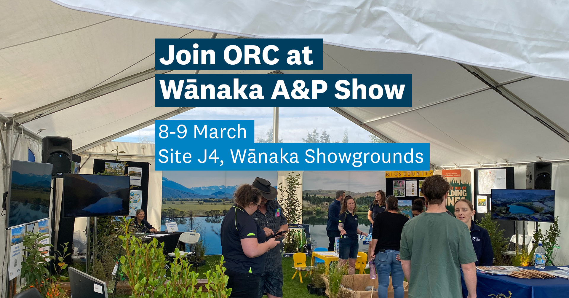 Join ORC at Wānaka A&P show 8-9 March 2024