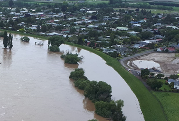 Outram during the 2008 flood event