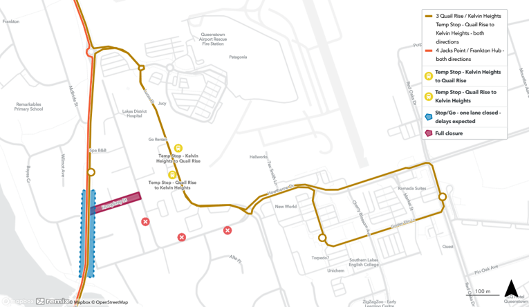 •	From Sunday 9th Feb until further notice, overnight roadworks will be taking place on Humphry St. Humphrey St will be closed and there will be traffic lights between Humphrey St intersection and Kawarau Falls Bridge.