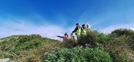 Enviroschools Waikouaiti school students look for birds during the Great Southern BioBlitz 2024