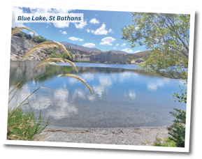 Photo of blue lake in st bathans